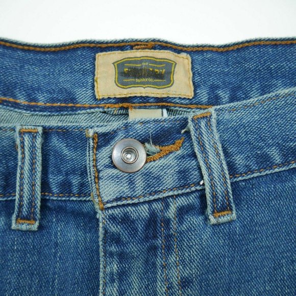 Foundry Men's Loose Fit Jean Shorts Size 44 Stonewashed Blue Denim NWT - Picture 3 of 5